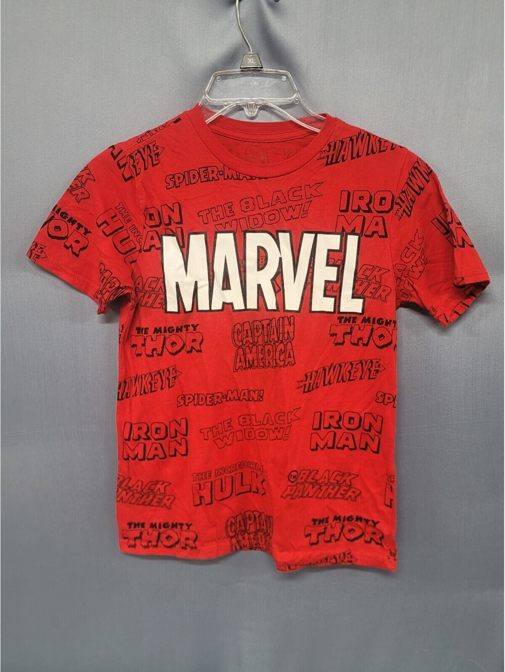 Marvel Shirt Boys Medium Spiderman Hulk Thor Hawkeye Fun Marvel Tee Gift